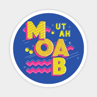 Retro 90s Moab, Utah Magnet